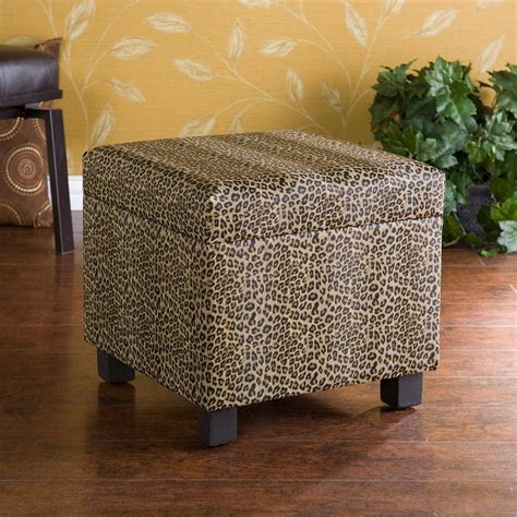 Add Wild Style to Your Living Room with an Animal Print Ottoman Coffee Table